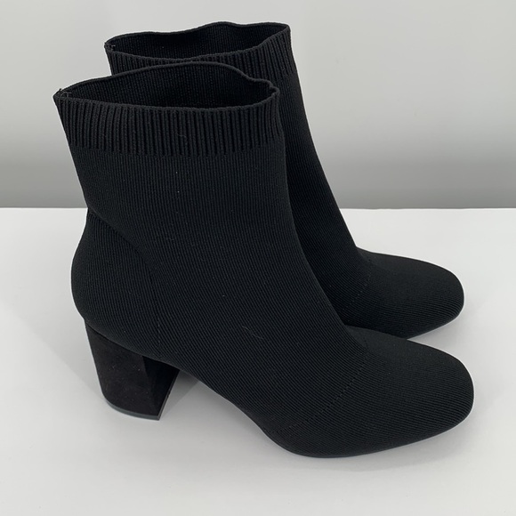 Mia Erika Black Stretch Booties Size 11 - Picture 6 of 12